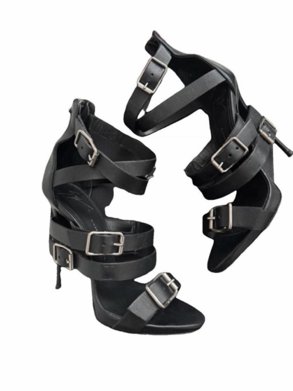 Giuseppe Zanotti High-Heel Sandals with Buckle Detail